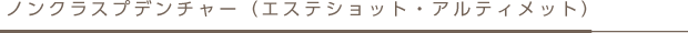 ノンクラスプデンチャー（エステショット・アルティメット）